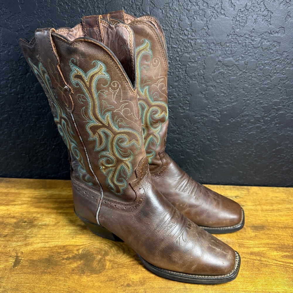 Ariat Fatbaby‎ Heritage 10000833 Brown Leather Western Boots Womens 8.5B
